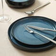 thumbnail image 3 of Stone Lain Lagoon 12-Piece Dinnerware Set Stoneware, Service for 4, Blue, 3 of 6