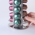 thumbnail image 2 of SEVENLINE - Soporte para c&aacute;psulas de caf&eacute; compatible con c&aacute;psulas originales de Nespresso para 40 c&aacute;psulas (plateado), 2 of 9