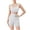 White, variant on 2 Piece Workout Sets for Women Scoop Neck Strap Tank Tops High Waist Butt Lifting Shorts Stretch Tight Sweatsuits