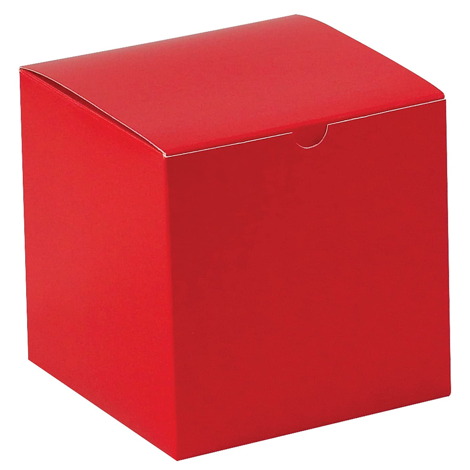 Gift Boxes, 6" x 6" x 6", Holiday Red, 100/Case