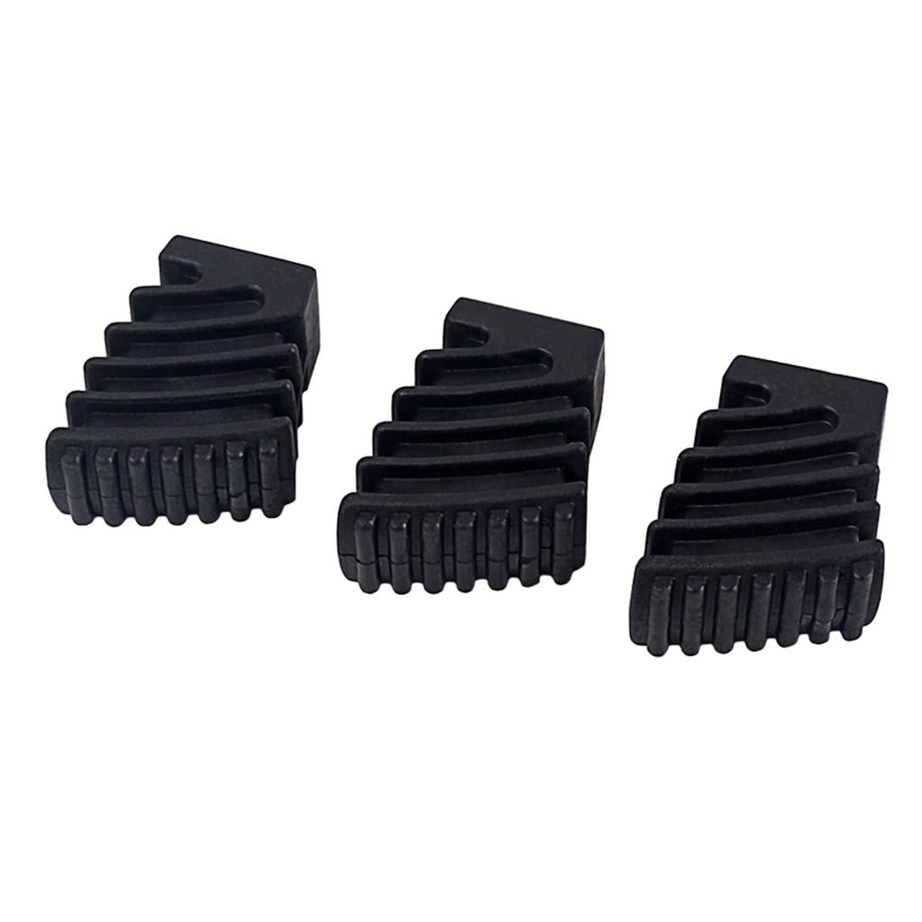 3 Pieces Replacement Rubber Feet Small Code for Drum Hardware Cymbal