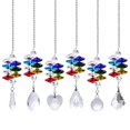 thumbnail image 1 of Bola de prisma de cristal colgante para decoración de jardín, receptor de luces, árbol de Navidad, paquete de 6, 1 of 5
