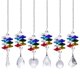 thumbnail image 1 of Bola de prisma de cristal colgante para decoración de jardín, receptor de luces, árbol de Navidad, paquete de 6, 1 of 5