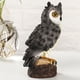 thumbnail image 2 of Ow Figurine Bird Espantapájaros Naturaleza Enemigo de Pintado Falso con cuernos Pájaro para ín Estatuas de ín Pro 10x7.5x17cm CUTICAT figrines de estatua de búho, 2 of 8