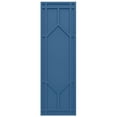 thumbnail image 5 of Ekena Millwork 12"W x 65"H True Fit PVC Shaker Fixed Mount Shutters, Sojourn Blue (Per Pair - Hardware Not Included), 5 of 9