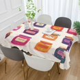 thumbnail image 2 of Yayeee Tablecloths 54" x 54" Rectangle Wrinkle Resistant Party Table Cover, Jam Jars, 2 of 8