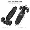 thumbnail image 2 of Allek Kick Scooter B03, Lean 'N Glide 3-Wheeled Push Scooter with Extra Wide PU Light-Up Wheels, Any Height Adjustable Handlebar and Strong Thick Deck for Children from 3-12yrs (Black), 2 of 7