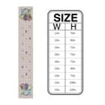 thumbnail image 6 of Table Runner Dresser Scarves 90 Inch Long, Spring Watercolor Blossom Flower Linen Dining Table Runners Purple Checker Lattice on Linen Tabletop Scarf for Wedding Holiday Party Kitchen, 6 of 7