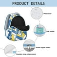 thumbnail image 4 of Durable Waterproof Bookbag for Teens - Lightweight Backpack with Padded Straps for Baseball & Soccer, 4 of 6