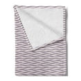 thumbnail image 2 of Eggplant Soft Flannel Fleece Throw Blanket, Circle Round Edged Sea Wave Like Image in Purple Tones Art Print, Cozy Plush for Indoor and Outdoor Use, 50" x 60", Pale Pink Purple, by Ambesonne, 2 of 5