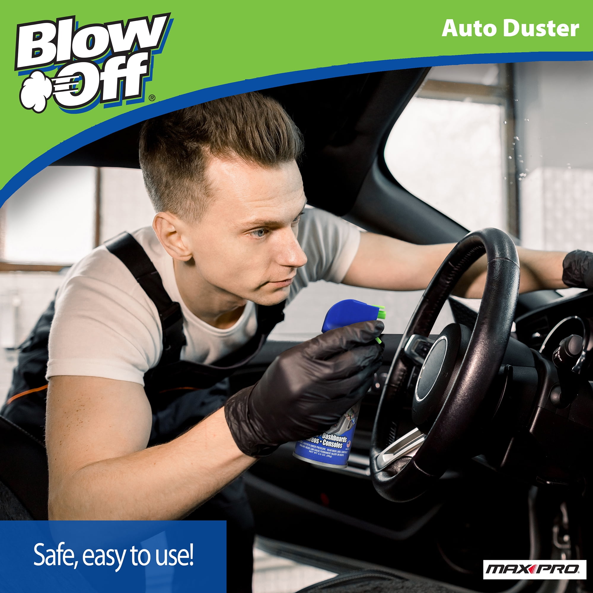 Blow Off Auto Air Duster – 3.5 Oz Can, Pack Of 12, For Cleaning Electronics & Hard-to-Reach Areas - View #9