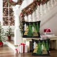 thumbnail image 3 of Christmas Pillow Covers 16x16 Inch Set of 2 Christmas Tree Black Decorative Throw Pillow Covers Winter Holiday Cushion Cases Decor for Home Couch Sofa, 3 of 6