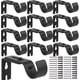 thumbnail image 1 of CHAO 12 soportes ajustables para barra de cortina, soportes de pared ajustables para barra de cortina, soporte de cortina con tornillos, negro-phwj, 1 of 5
