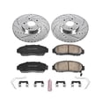 thumbnail image 3 of PowerStop Front Z23 Evolution Sport Carbon-Fiber Ceramic Brake Pad and Drilled & Slotted Rotor Kit Fits: ACURA HONDA Select Models K5392, 3 of 10