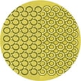 thumbnail image 1 of Ahgly Company Tapis d'Intérieur Lavables en Machine, Ronds, Transitionnels, Jaune Vif, Ronds de 5 Pi, 1 of 7