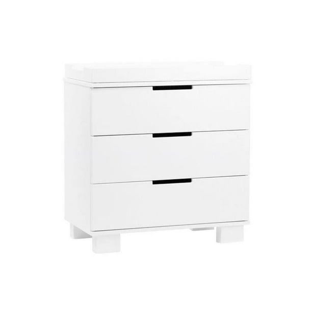 Babyletto Modo 3 Drawer Changing Table With Tray In White