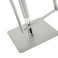 thumbnail image 6 of Whiteline Modern Living Zuri Barstool White adjustable height with armrests and square stainless steel base., 6 of 10