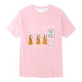 thumbnail image 4 of Gzbliryd Bunny Rabbit Egg Easter T-Shirt Funny Rabbit Graphic Printed Tee Easter Shirt for Boys Girls Girls Summer Clothes (Light Pink,7-8 Years), 4 of 4