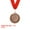 Bronze, variant on Uxcell Award Medals, Place Winner Medals with Yellow Neck Ribbon Prize Medal for Competitions Gold