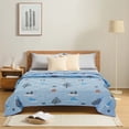 thumbnail image 4 of Soft Washed Cotton Kids Summer Quilt, Single Size Lightweight Conditioner Blanket, Washable Thin Bedspread for Baby Nap, 1 Piece, 4 of 5