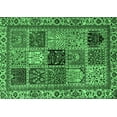 thumbnail image 1 of Ahgly Company Machine Washable Indoor Rectangle Abstract Emerald Green Modern Area Rugs, 8' x 10', 1 of 4