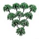 thumbnail image 1 of 10 árboles de diseño a escala 1:200 con accesorio para jardín y parque de flores Blanco verde, 1 of 9