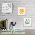 thumbnail image 2 of Rzvnmko 60 Pzas de Plantillas de Pintura en Lienzo de Madera Stencil Cortado Pintura Reutilizable Pájaro Plantillas Florales para Hacer Tarjetas Diarios Decoración de Pared, 2 of 9