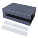 thumbnail image 1 of Caja de pañuelos transparente para colgar en la pared, caja de pañuelos de acrílico transparente para el hogar, el hotel, el baño, la cocina, color negro L, 1 of 15