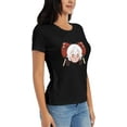 thumbnail image 3 of Shadow Milk Cookie Ladies Summer Print Fashion T-Shirt, 3 of 7