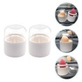 thumbnail image 3 of 2pcs Beauty Egg Cases Makeup Blender Holders Cosmetic Puff Containers Accessory, 3 of 7