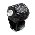 thumbnail image 1 of With Compass Waterproof Watch Flashlight ABS Wrist LED Light USB Rechargeable, 1 of 4