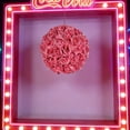 thumbnail image 3 of 12 Inch Artificial Romantic Rose Flower Ball for Home Outdoor Wedding Party Centerpieces Decorations,Silk Floral Arrangement for Table, Wedding Reception,Home Decor | Real-Looking Bouquet, 3 of 5