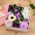 thumbnail image 4 of FloreceBien Juego de caja combinada de flores artificiales, flor de clavel, flores para arreglos decorativos, regalo del día de la madre/Navidad, 4 of 5