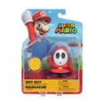 thumbnail image 1 of Super Mario 4 Inch Figure - Shy Guy with Coin, 1 of 5