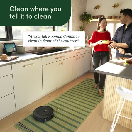 iRobot Roomba Combo 10 Max Robot Vacuum and Mop + AutoWash Dock (X085020) - Black