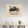 thumbnail image 3 of Bingfone Let The Adventure Begin Tapestry Wall Hanging Decor For Living Room Bedroom Dorm Classroom Office Decor 29x37 Inch, 3 of 9