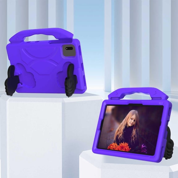 HCTian Case Compatible with Samsung Galaxy Tab A 10.1 2019 Model (SM-T510/T515) Kids Case,Lightweight EVA Foam Bumper Protective Shockproof Cases Handle Stand Cover