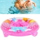 thumbnail image 4 of Inflatable Swimming Ring, Easy To Inflate And Deflate Cartoon Animal Pattern Baby Swimming Float  For Swimming Pool For 6-36 Months Kids ANGGREK Rosa roja, 4 of 8