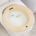 thumbnail image 5 of Elderly & Disabled Sitz Bath Basin | Postpartum & Hemorrhoid Care | Anti-Overflow Design | Heat-Resistant Plastic | 15.35x14.37x4.52 Inches | 1-Piece, 5 of 6