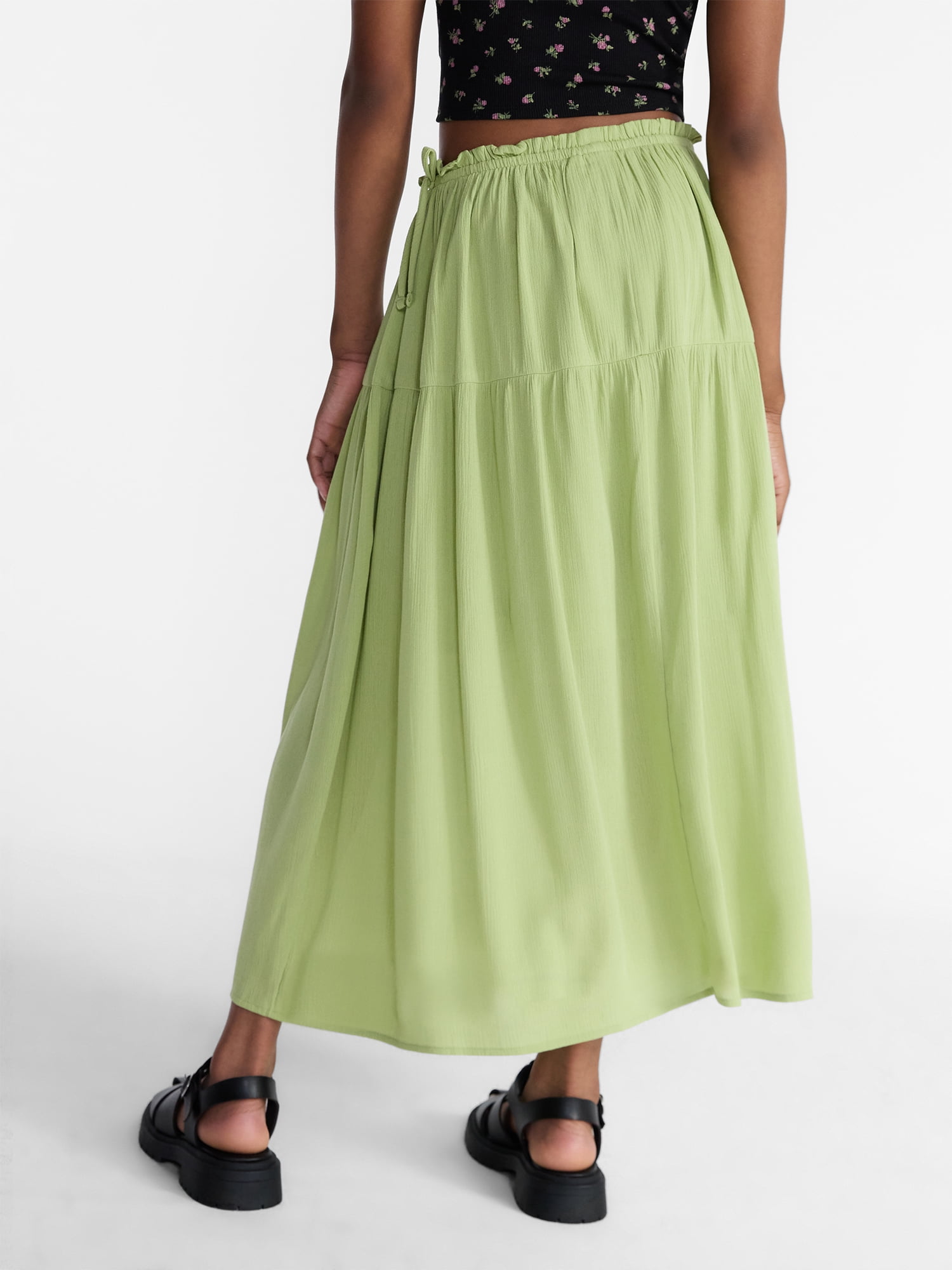 Weekend Academy Girls Maxi Skirt with Side Tie, Sizes 4-18