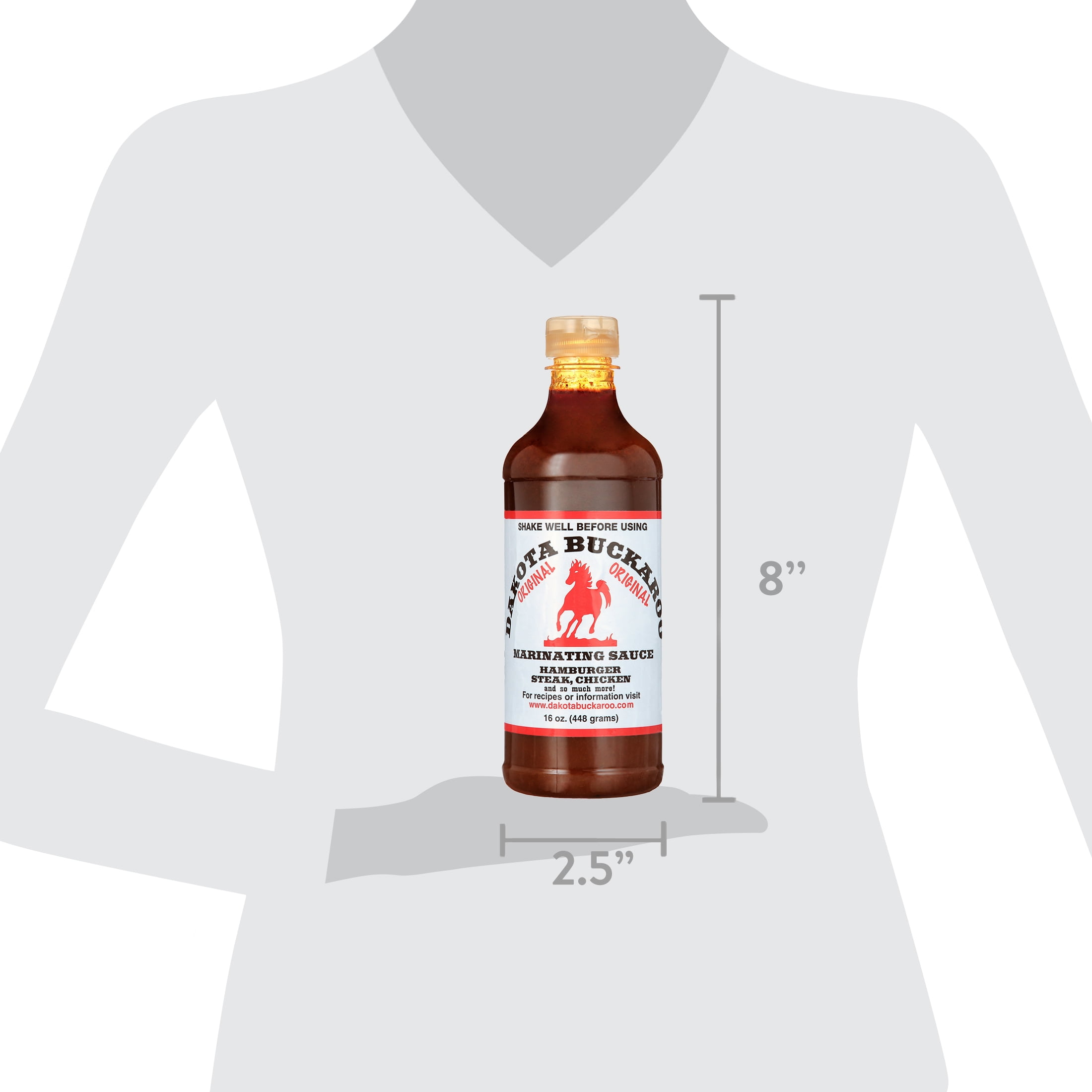 Dakota Buckaroo Original Marinating Sauce, 16 fl oz each (net content)