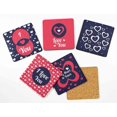 thumbnail image 2 of Inkdotpot Set of 6 Drink Coasters Easy Clean 4-inch SquareCoastersCork Base,Reusable,Love, 2 of 8