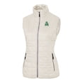thumbnail image 2 of Women's Cutter & Buck Cream Marshall Thundering Herd Vault Rainier PrimaLoft Eco Full-Zip Puffer Vest, 2 of 3