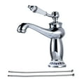 thumbnail image 1 of Xingzhi Copper Ceramic Basin Electroplated Modern Unfading Anti-rust Threaded Smooth Kitchen Toilet Sink Hardware Type 1 Silver, 1 of 6