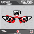 thumbnail image 2 of Kalair GFX Graphics Kit for Honda CRF230F (2003-2007) Division Series, 2 of 5
