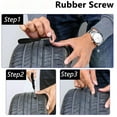 thumbnail image 3 of Premium Tire Repair Screws Kit for Cars & Motorcycles - Metal Rubber-Coated Nails with Screwdriver & Glue - No Tire Disassembly Needed for Puncture Fix, 3 of 5