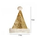 thumbnail image 3 of Sombrero de Santa, sombreros de Navidad divertidos con lentejuelas, sombrero clásico de terciopelo de vacaciones, sombrero unisex de Navidad y Año Nuevo, dorado, 3 of 7