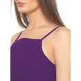 thumbnail image 4 of eloria Women's Long A-line Dress Party Wear Strip Dress Size: 2XL | Color: Violet, 4 of 6