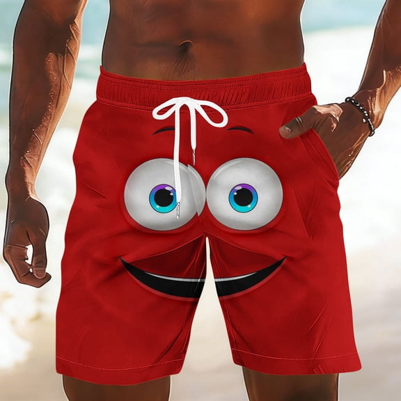 LIBRCLO Mens Beach Shorts Quick Dry Bathing Suit Board Shorts for Hawaiian Casual Vacation Summer Clothes