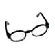 thumbnail image 4 of Muñeca con gafas, juguete para hacer tú mismo, manualidades, regalo de cumpleaños, linda decoración, mini muñeca con gafas. Negro, 4 of 9